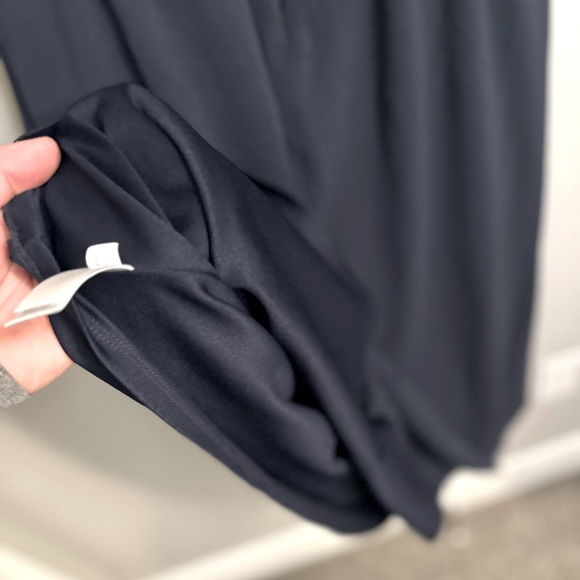 Nordstrom Julia Jordan Flutter Sleeve Midi Dress NAVY SZ 14 - NEW! - Picture 11 of 15